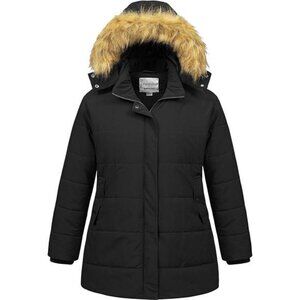 Women's Plus Size Winter Coat Waterproof Long Puffer Jacket